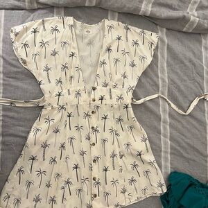 Marine Layer Palm Tree Mini Dress Canila